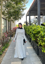Knit Elegance dress Gray