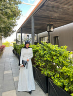 Knit Elegance dress Gray