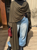 calam knit cardigan-Olive