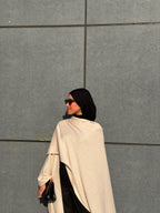 calam knit cardigan- Beige