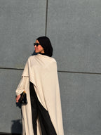 calam knit cardigan- Beige