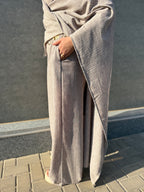 LINEN PANTS - CAFE