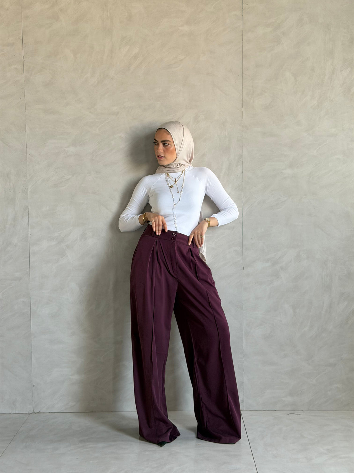 Classic Wide-Leg Pants