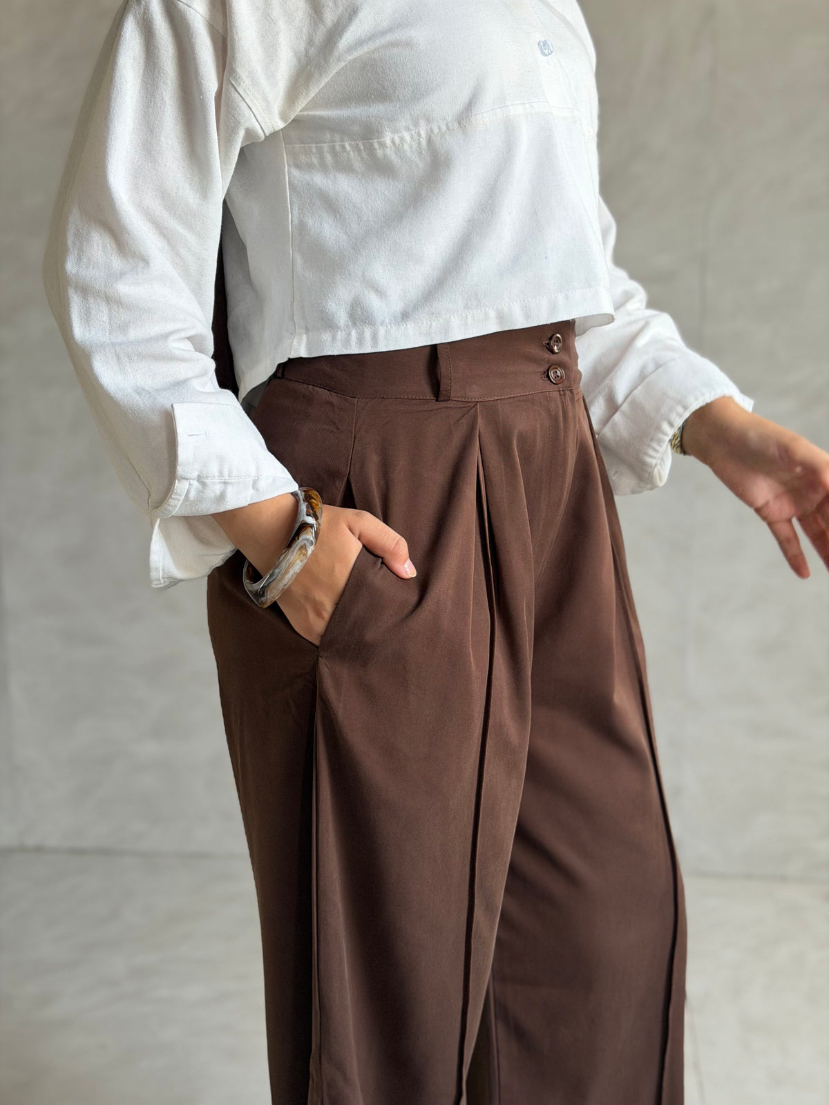 Classic Wide-Leg Pants