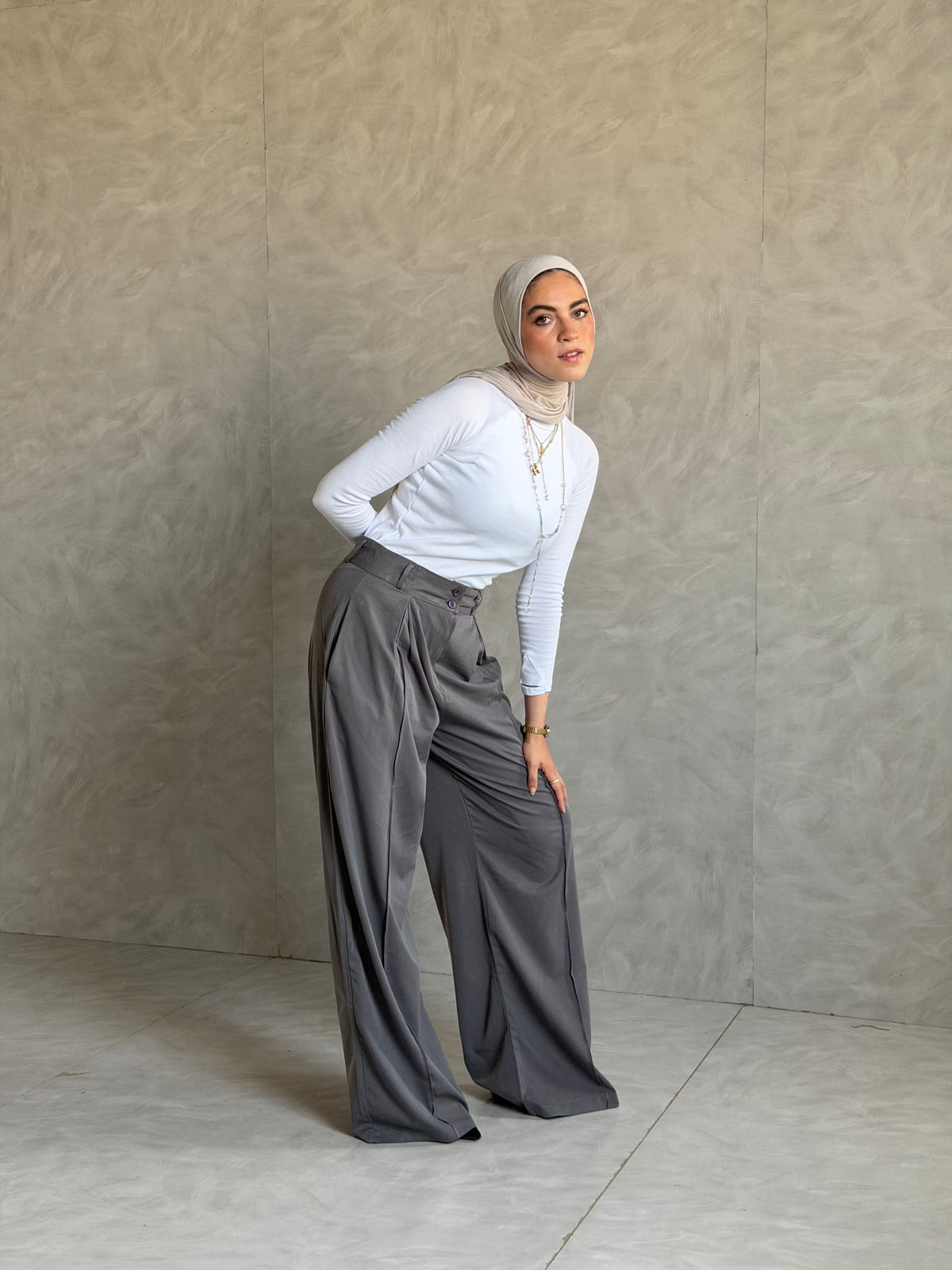 Classic Wide-Leg Pants