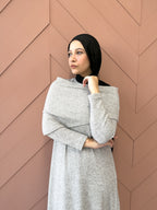 Knit Elegance dress Gray