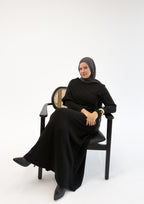 Knit  Elegance Dress Black