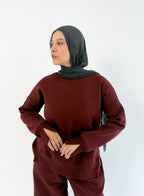 Cozy Winter Set Burgundy